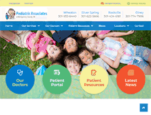 Tablet Screenshot of pediatric-associates.org
